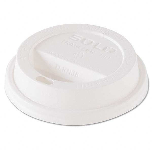 DART - Traveler Dome Hot Cup Lid, Fits 8 oz Cups, White, 100/Pack, 10 Packs/Carton - All Tool & Supply