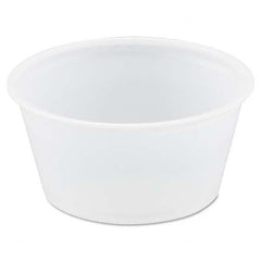 DART - Polystyrene Portion Cups, 2 oz, Translucent, 250/Bag, 10 Bags/Carton - All Tool & Supply