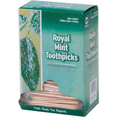 Royal Paper - Toiletries Type: Wood Toothpicks Container Type: Box - All Tool & Supply