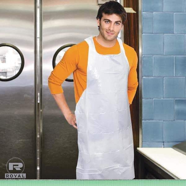 Royal Paper - Disposable & Chemical Resistant Aprons Garment Style: Bib Apron Garment Type: NonChemical Resistant - All Tool & Supply