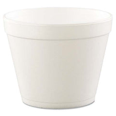 DART - Foam Containers, Foam, 24 oz, White, 25/Bag, 20 Bags/Carton - All Tool & Supply