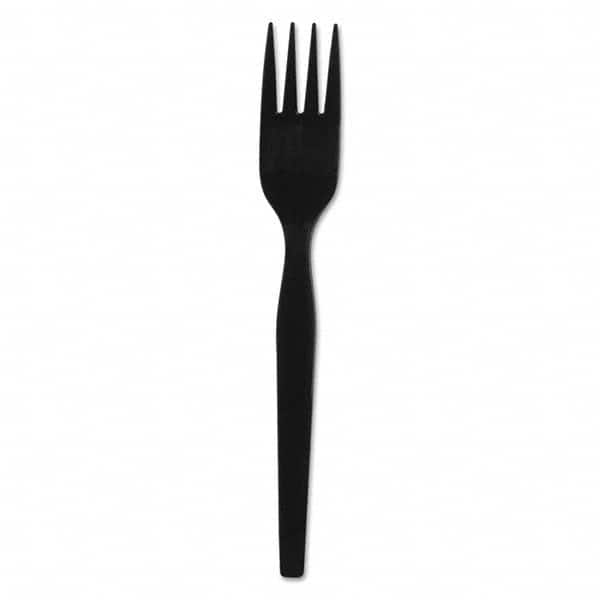 Dixie - SmartStock Plastic Cutlery Refill, Forks, 6", Black, 40/Pack, 24 Packs/CT - All Tool & Supply