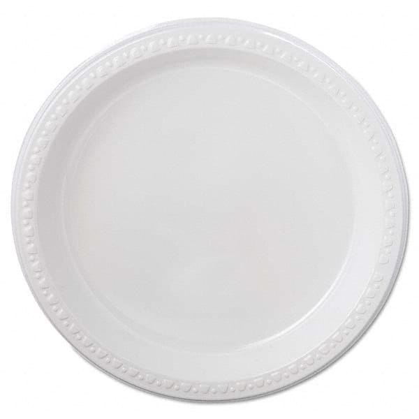 Chinet - Heavyweight Plastic Plates, 9" Diam, White, 125/Pack, 4 Packs/CT - All Tool & Supply