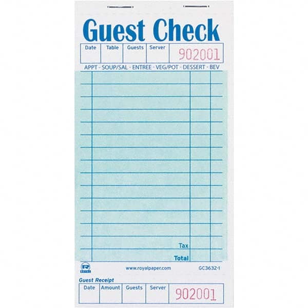 Royal Paper - Note Pads, Writing Pads & Notebooks Writing Pads & Notebook Type: Guest Book Size: 11 x 8-1/2 - All Tool & Supply