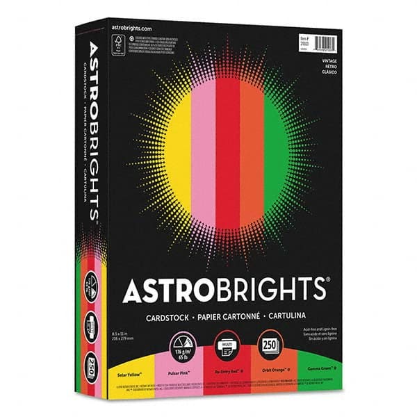 Astrobrights - Office Machine Supplies & Accessories Office Machine/Equipment Accessory Type: Card Stock For Use With: Copiers; Inkjet Printers; Laser Printers - All Tool & Supply