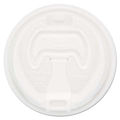 DART - Optima Reclosable Lid, 12-24 oz Foam Cups, White, 100/Bag - All Tool & Supply