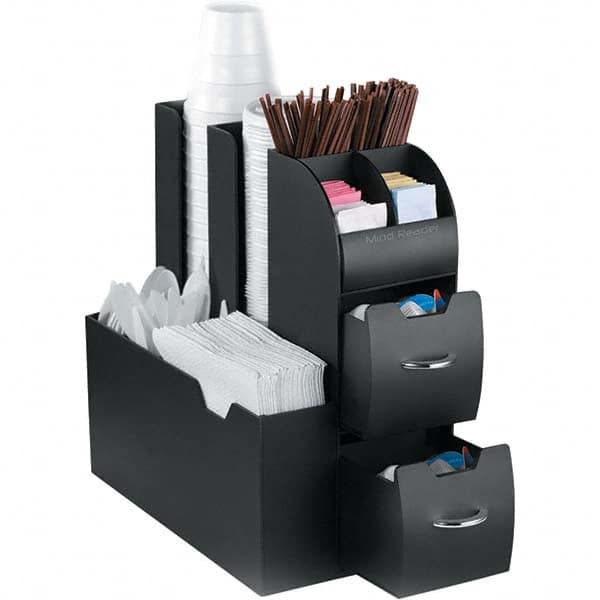 Mind Reader - Condiments & Dispensers Breakroom Accessory Type: Condiment Dispenser Breakroom Accessory Description: Coffee Condiment Caddy Organizer - All Tool & Supply