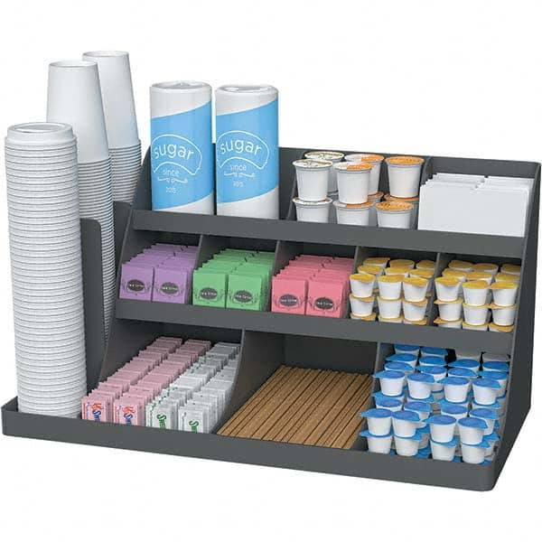 Mind Reader - Condiments & Dispensers Breakroom Accessory Type: Condiment Dispenser Breakroom Accessory Description: Extra Large Coffee Condiment and Accessory Organizer - All Tool & Supply