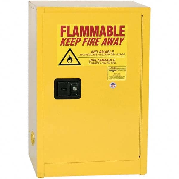 Eagle - Safety Cabinets Hazardous Chemical Type: Flammable and Combustible Liquids Color: Yellow - All Tool & Supply