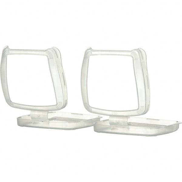 3M - Half & Full Facepiece Retainers, Covers & Adapters Type: Filter Retainer Color: Clear - All Tool & Supply