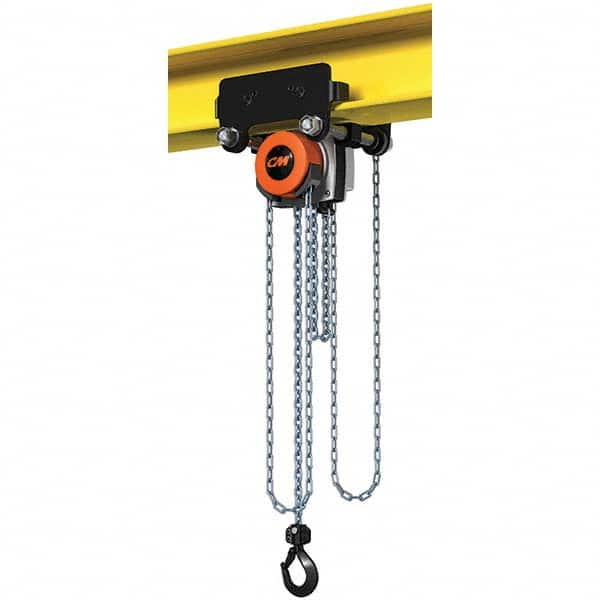 CM - 2,205 Lb Capacity, 20' Lift Height, Manual Chain Hoist - All Tool & Supply