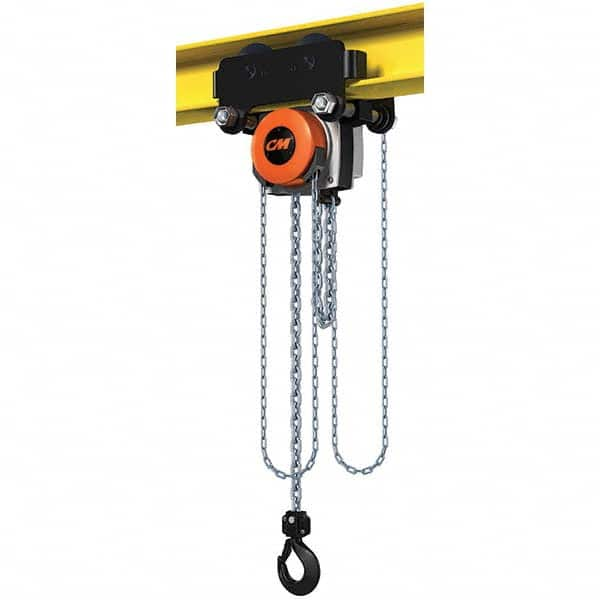 CM - 6,614 Lb Capacity, 15' Lift Height, Manual Chain Hoist - All Tool & Supply