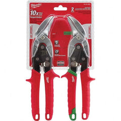 Milwaukee Tool - Snip & Shear Sets Type: Aviation Snip Set Pattern: Left; Right - All Tool & Supply