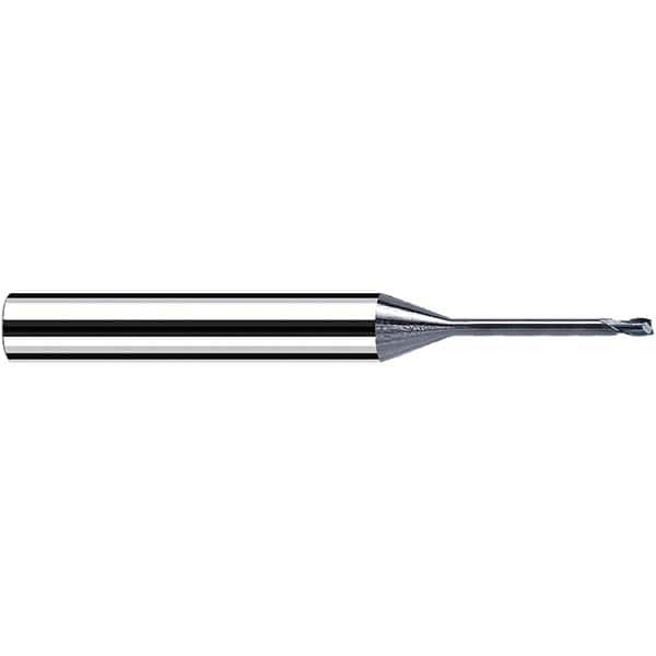 Fraisa - 0.4mm Diam 2 Flute Solid Carbide 0.1mm Corner Radius End Mill - All Tool & Supply