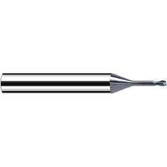 Fraisa - 0.8mm Diam 2 Flute Solid Carbide 0.1mm Corner Radius End Mill - All Tool & Supply