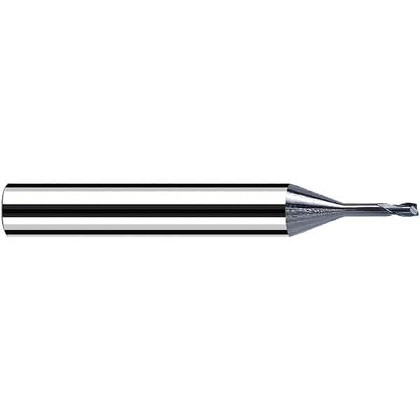 Fraisa - 0.5mm Diam 2 Flute Solid Carbide 0.05mm Corner Radius End Mill - All Tool & Supply