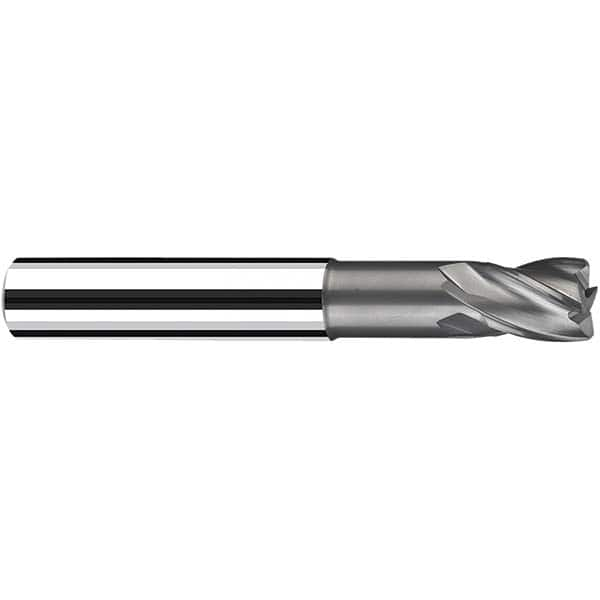 Fraisa - 10mm Diam 4 Flute Solid Carbide 2mm Corner Radius End Mill - All Tool & Supply