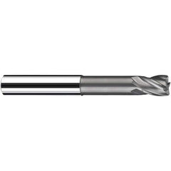 Fraisa - 4mm Diam 4 Flute Solid Carbide 0.2mm Corner Radius End Mill - All Tool & Supply