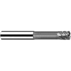 Fraisa - 5mm Diam 4 Flute Solid Carbide 0.5mm Corner Radius End Mill - All Tool & Supply