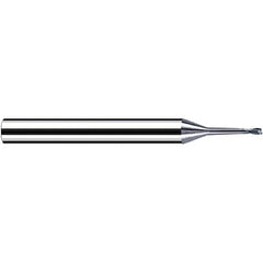 Fraisa - 1mm Diam 2 Flute Solid Carbide 0.2mm Corner Radius End Mill - All Tool & Supply