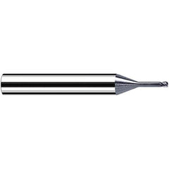 Fraisa - 2.5mm Diam 4 Flute Solid Carbide 0.2mm Corner Radius End Mill - All Tool & Supply