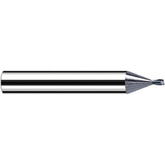 Fraisa - 1mm Diam 2 Flute Solid Carbide 0.2mm Corner Radius End Mill - All Tool & Supply