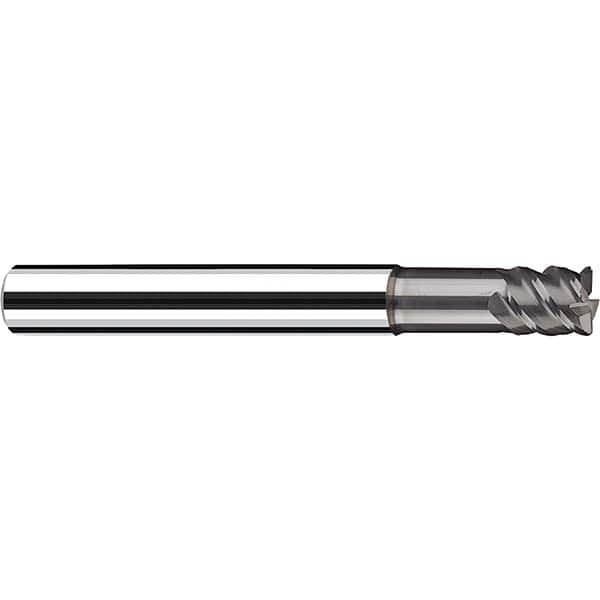 Fraisa - 3/8" Diam 6 Flute Solid Carbide 0.03" Corner Radius End Mill - All Tool & Supply