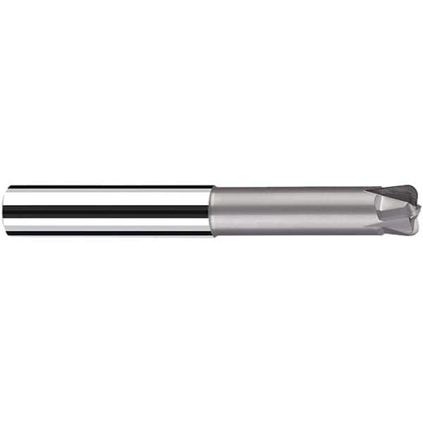 Fraisa - 6mm Diam Solid Carbide Single End 4 Flute High-Feed End Mill - All Tool & Supply