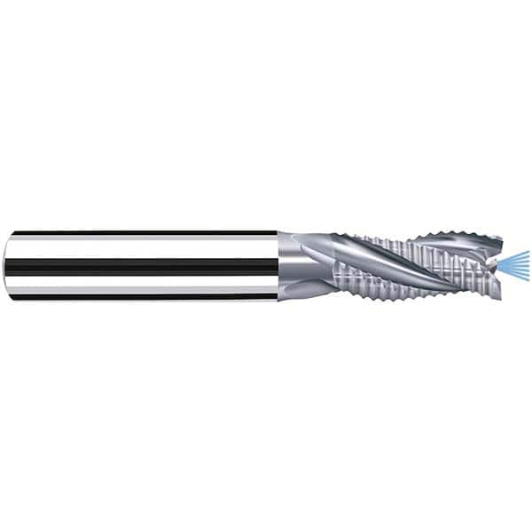 Fraisa - 8mm Diam, 18mm LOC, 3 Flute Solid Carbide Roughing Square End Mill - All Tool & Supply