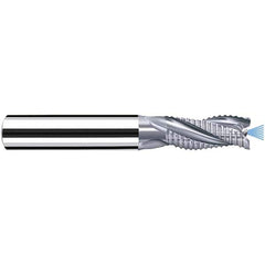 Fraisa - 6mm Diam, 13mm LOC, 3 Flute Solid Carbide Roughing Square End Mill - All Tool & Supply