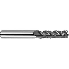 Fraisa - 3/8" Diam, 1-1/2" LOC, 3 Flute Solid Carbide Roughing Square End Mill - All Tool & Supply