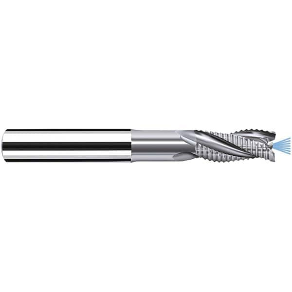 Fraisa - 25mm Diam, 50mm LOC, 3 Flute Solid Carbide Roughing Square End Mill - All Tool & Supply