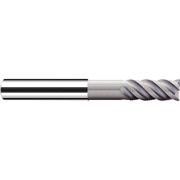 Fraisa - 3/8" Diam, 1" LOC, 4 Flute Solid Carbide Roughing Square End Mill - All Tool & Supply