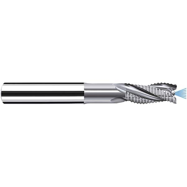 Fraisa - 6mm Diam, 13mm LOC, 3 Flute Solid Carbide Roughing Square End Mill - All Tool & Supply