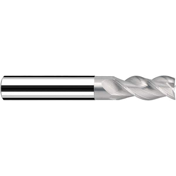 Fraisa - 3/8" Diam 3 Flute Solid Carbide 0.03" Corner Radius End Mill - All Tool & Supply