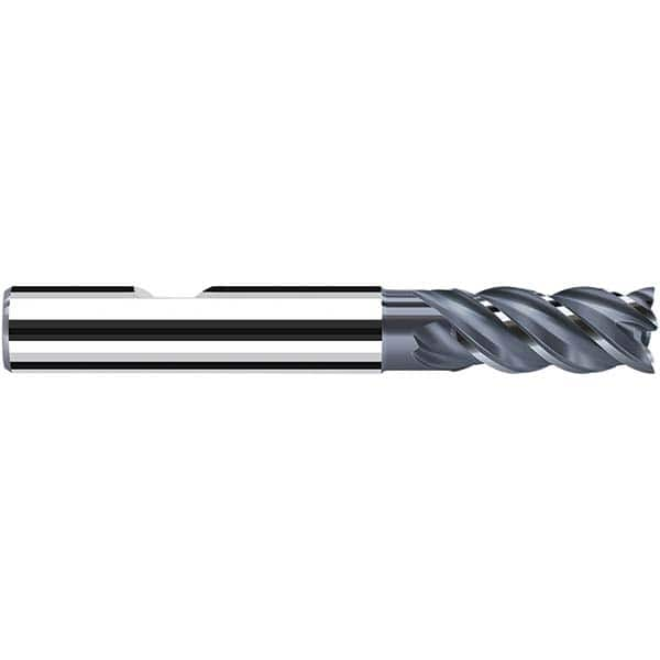 Fraisa - 12mm Diam 4 Flute Solid Carbide 0.2mm Corner Radius End Mill - All Tool & Supply