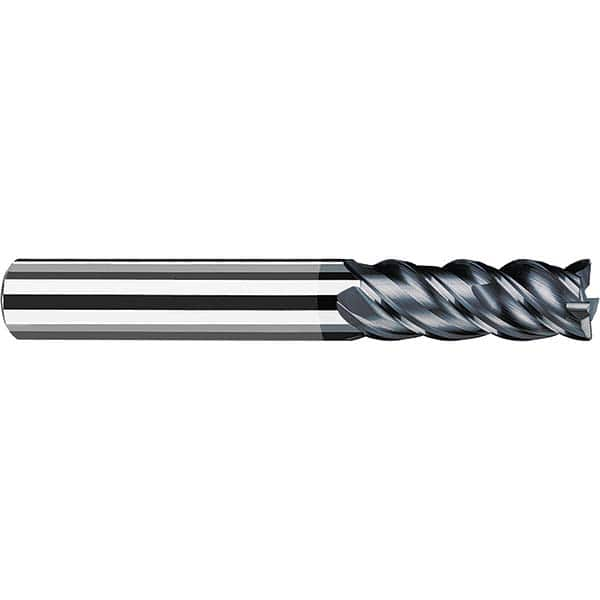 Fraisa - 5/8" Diam 4 Flute Solid Carbide 0.06" Corner Radius End Mill - All Tool & Supply