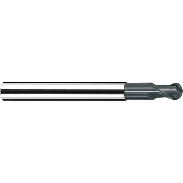 Fraisa - 1/4" Diam, 1/4" LOC, 2 Flute Solid Carbide Ball End Mill - All Tool & Supply