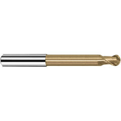 Fraisa - 8mm Diam, 9mm LOC, 2 Flute Solid Carbide Ball End Mill - All Tool & Supply