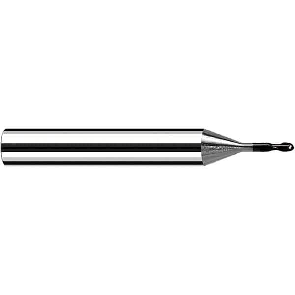 Fraisa - 6mm Diam, 6mm LOC, 2 Flute Solid Carbide Ball End Mill - All Tool & Supply