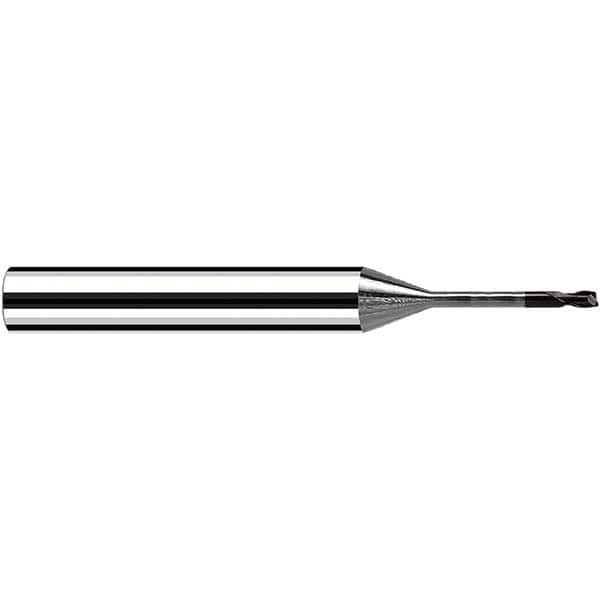 Fraisa - 1.5mm Diam 2 Flute Solid Carbide 0.2mm Corner Radius End Mill - All Tool & Supply