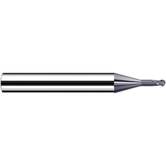 Fraisa - 3mm Diam, 3.6mm LOC, 2 Flute Solid Carbide Ball End Mill - All Tool & Supply