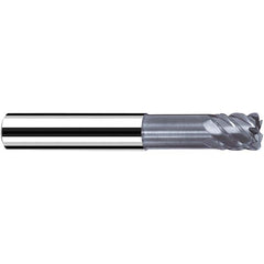 Fraisa - 6mm Diam 6 Flute Solid Carbide 0.8mm Corner Radius End Mill - All Tool & Supply