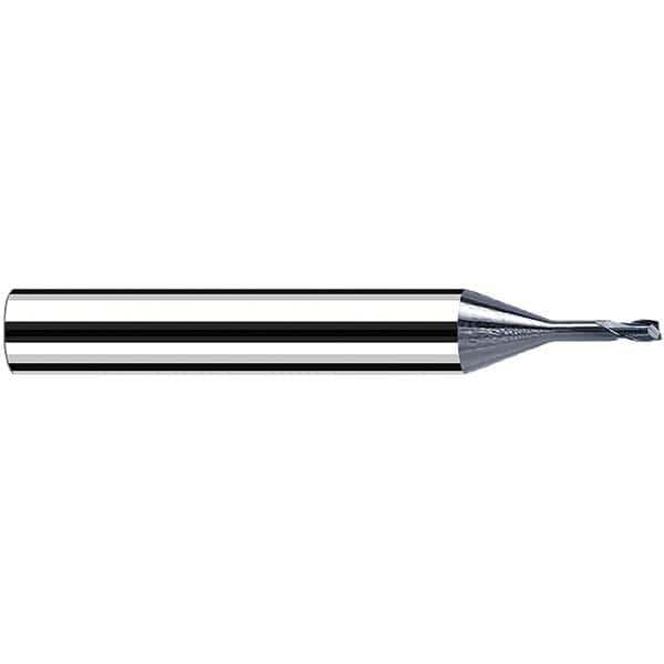 Fraisa - 0.8mm, 6mm LOC, 57mm OAL, 2 Flute Solid Carbide Square End Mill - All Tool & Supply