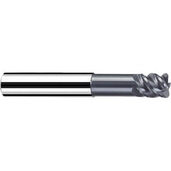 Fraisa - 3/8" Diam 4 Flute Solid Carbide 0.03" Corner Radius End Mill - All Tool & Supply