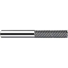 Fraisa - 3/16, 9/16" LOC, 1/4" Shank Diam, 2-1/2" OAL, 5 Flute Solid Carbide Square End Mill - All Tool & Supply