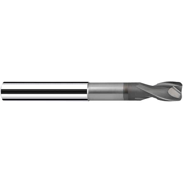 Fraisa - 10mm Diam 2 Flute Solid Carbide 0.5mm Corner Radius End Mill - All Tool & Supply