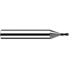 Fraisa - 5mm Diam 2 Flute Solid Carbide 0.5mm Corner Radius End Mill - All Tool & Supply