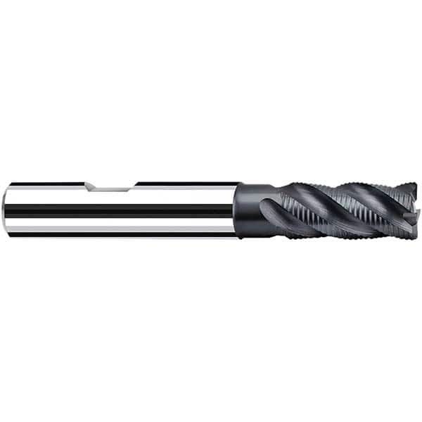 Fraisa - 4mm, 11mm LOC, 57mm OAL, 3 Flute Solid Carbide Square End Mill - All Tool & Supply