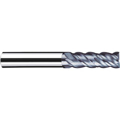 Fraisa - 1, 2-1/2" LOC, 1" Shank Diam, 5-1/2" OAL, 4 Flute Solid Carbide Square End Mill - All Tool & Supply